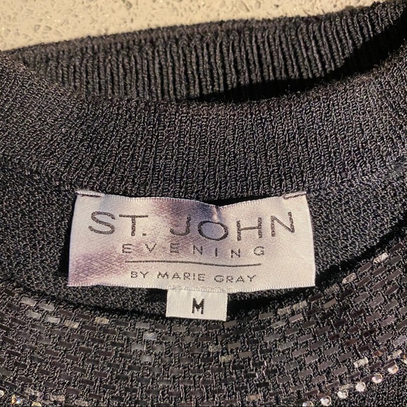 St John Evening Black Knit Tank - Picture 7 of 8